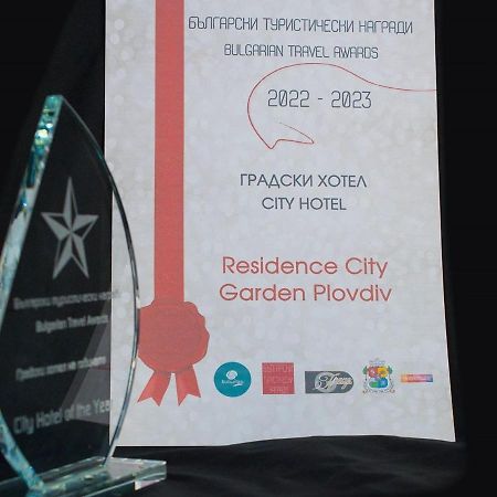 Residence City Garden - Certificate Of Excellence Top 10 Best Five-Stars City Hotels For 2024 Awarded By Htif พลอฟดิฟ ภายนอก รูปภาพ